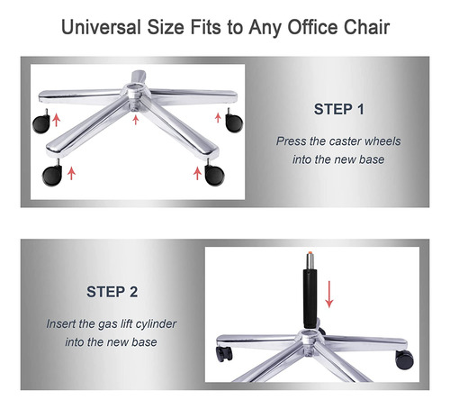 Skuehod Universal 28  Office Chair Base Replacement Parts Wi