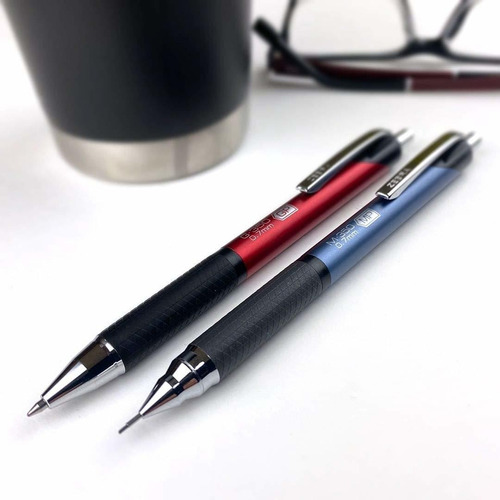 Portaminas 0.7mm Zebra Pen M 350 Point Crimson Red Barrel Re