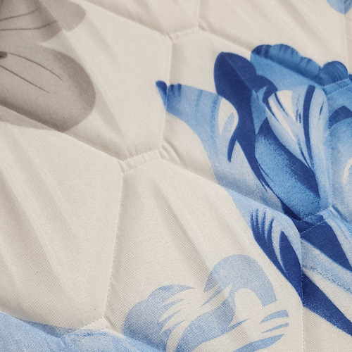 Colchon 1 Plaza Espuma Ayfa Classic 80x190 20cm Matelasse Color Estampado