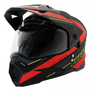 Casco Moto Hro-mx330dv Premiere Ngr Ma Nrj