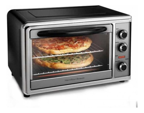 Horno Tostador Rosticero Hamilton Beach Negro