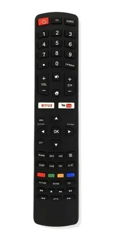Control Remoto Pantalla Pioneer Netflix Youtube Smart Tv Led | MercadoLibre