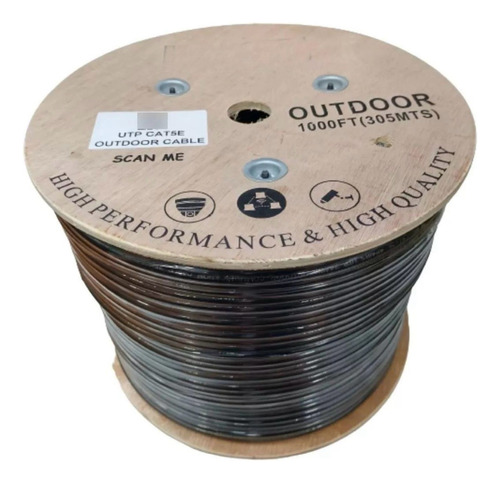 Cable Utp 100% Cobre Exterior Certificado