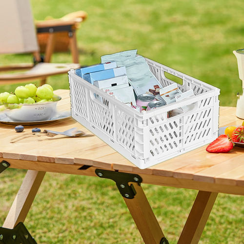 Cesta De Almacenamiento Plegable De Escritorio Para Aperitiv