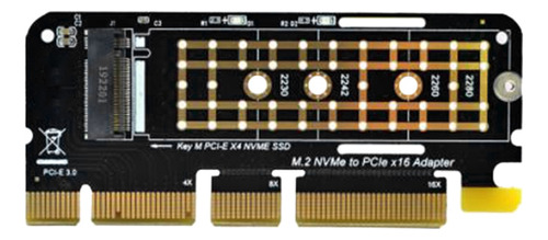 Tarjeta Convertidora M.2 Nvme Ssd A Pci-e X16 Ngff M-key M.2