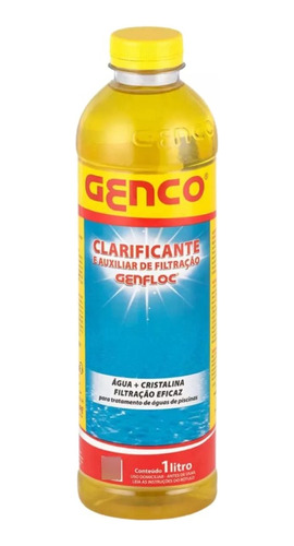 Clarificante Aux.filt Genfloc 1lt  - Genco