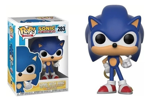 Figura De Acción Sonic Sonic With Ring Funko Pop! Games
