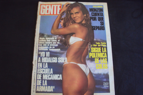 Revista Gente # 968 (9/2/1984) Tapa Papina Fabbri