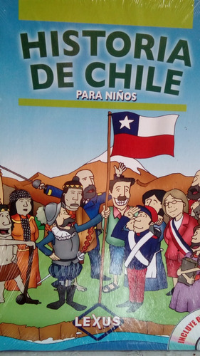 Libro De Historia De Chile Para Niños Con Dvd.