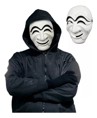 Máscara La Casa De Papel Versión Coreana Unisex Hallowen 2pz