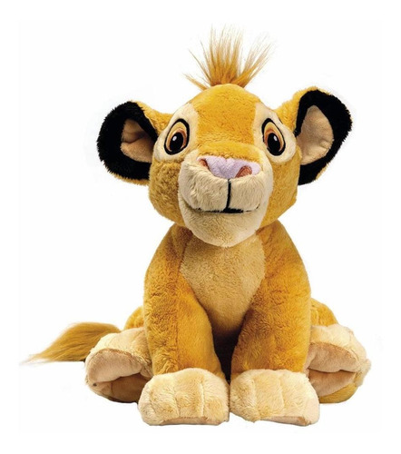 Pelúcia Simba 30cm Filme Disney Clássicos Antialérgico Fun