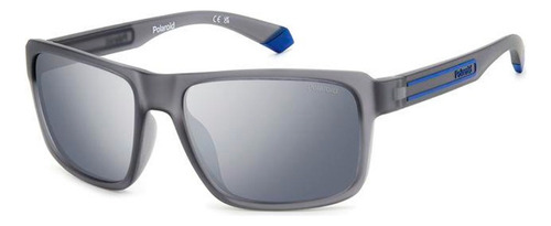 Lentes Polaroid Pld2158/s Colores Polarizado Lente Ex Varilla Matte Gray Riw Armazón Matte Gray Riw Diseño Rechtekig