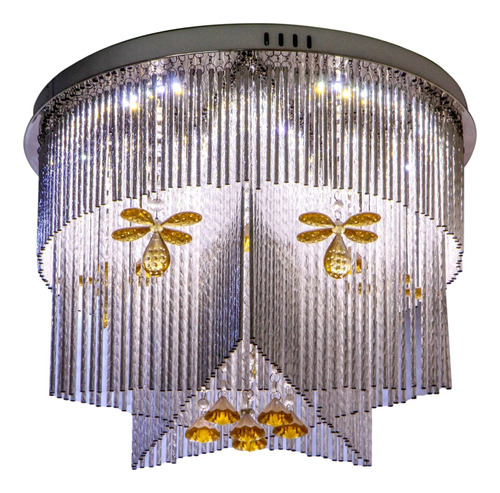 Lámpara Colgante Led Cristal De Estrella 33017-500