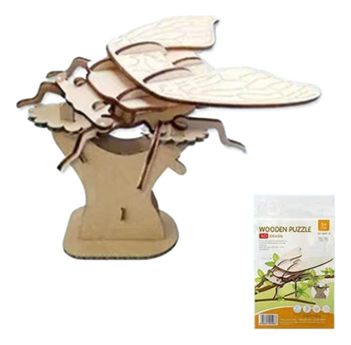 Rompecabezas Para Niños Juguete Puzzles 3d Modelos Insectos