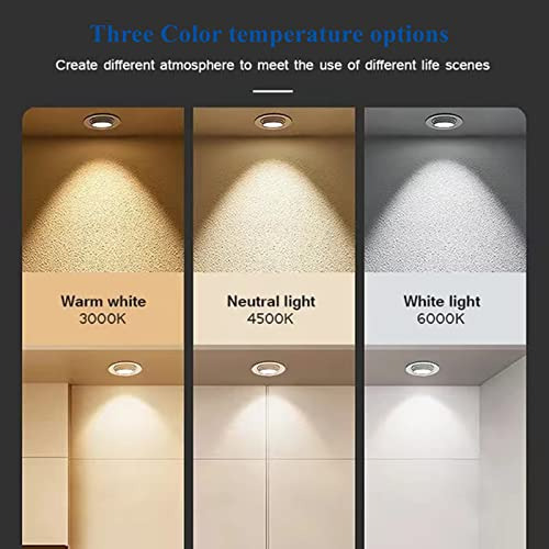 Lámpara De Ducha Empotrada Impermeable Gweuzmall, 3 Pulgadas