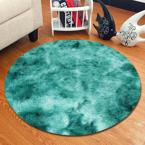 Alfombra Peluda Redonda Para Tu Living De 150cm