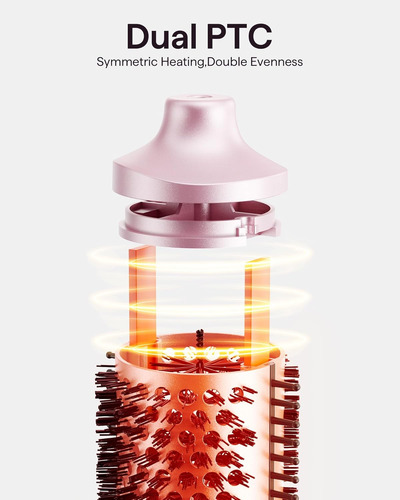 Wavytalk Wavytalk Heatwave Pro - Cepillo Térmico Iónico De 1