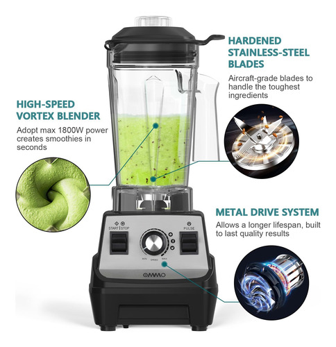 Ommo Batidora De 1800 W, Batidora Profesional De Alta Para Y