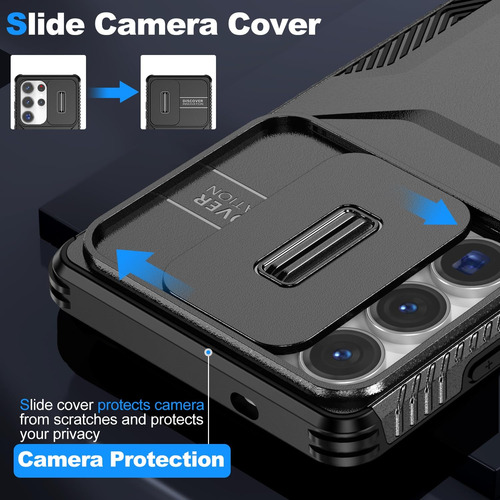 Kit Funda Para Samsung Uso Rudo Serie Case +mica, Funda Esmerilada De Grado Militar Para Teléfono Con Protección Contra Caídas,antivibración