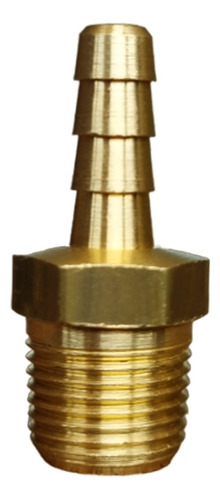 Espigão Fixo Npt 3/8 X 5/16 Latao Rosca Macho
