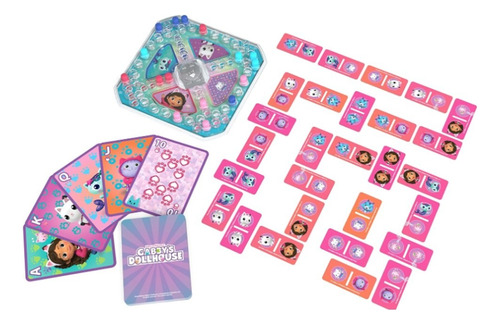Gabbys Dollhouse Pack 3 Juegos De Mesa Spin Master
