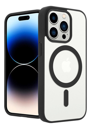 Funda Transparente Color Case Protector Para iPhone Magsafe