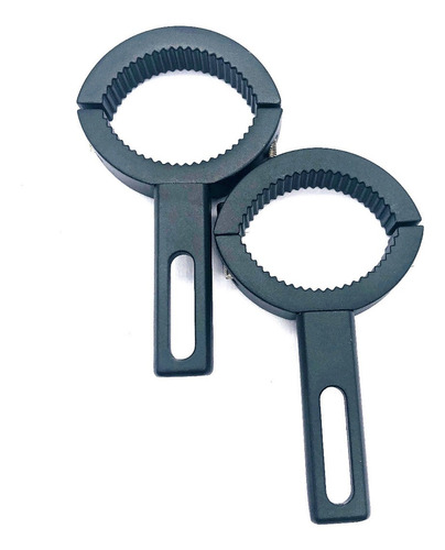Imagen 4 de 10 de Abrazaderas (bases) P/ Montar Faros Auxiliares Moto 45-54 Mm