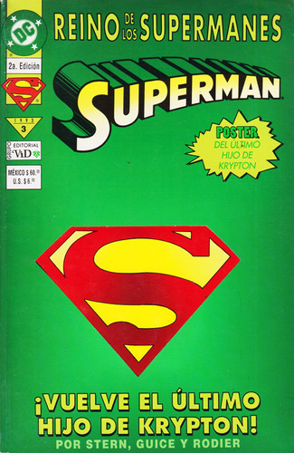 Comic Superman : Reino De Los Supermanes # 3 Vid