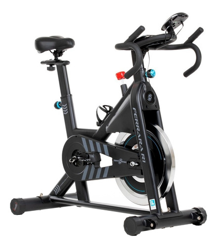 Bicicleta Spinning Ferrara R1 Sportfitness Profesional Gym Color Negro