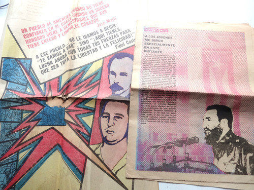 Antiguo Revista Cuba Fidel Castro Antigua Juventud Rebelde 