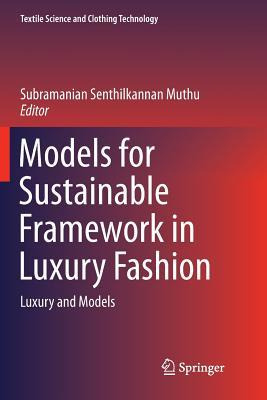 Libro Models For Sustainable Framework In Luxury Fashion ...