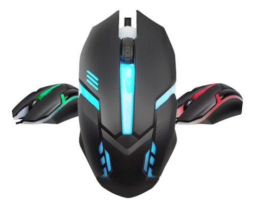 Imagen 4 de 6 de Mouse Gamer Usb Optico Luces Rbg