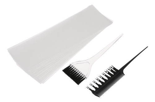 Kit De Tinte Para Cabello Pro: Juego De Peine, Brocha Y Pape