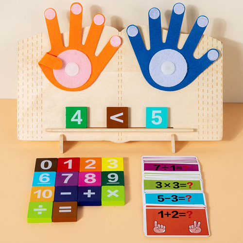 Número Conteo De Bloques Juego De Matemáticas Juguetes