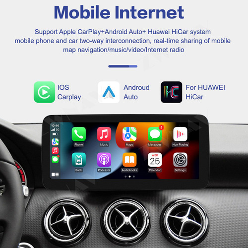 C-estéreo For Mercedes Benz Cla Gla 13-15 Linux Carplay Gps