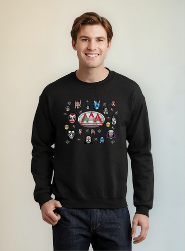 Sudadera Deportiva Hombre Lucha Libre Aaa Mexicana Luchadore