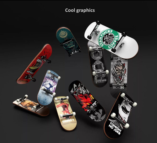 Fingerboard Skate De Dedo Profissional Completo Robot