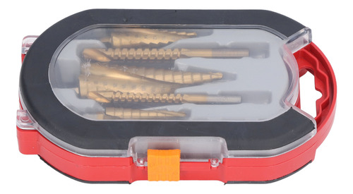 Step Drill Bits, 6 Unidades/conjunto, Broca Ranhurada Em Esp