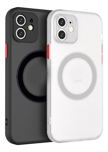 Case Carcasa Forro Funda Para iPhone | 16 | 15 | 14 | 13 | 12 | 11 | Plus | Pro | Pro Max | Mate Translúcido Anticaídas Magsafe Magnético [e]