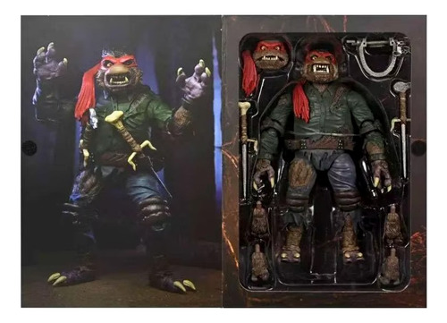 Figura Rafael Tortugas Ninja Hombre Lobo Original Neca
