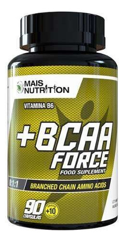 Bcaa Capsulas Force 100 Caps 8:1:1 Mais Nutrition