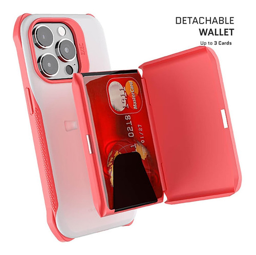 . Funda Ghostek Exec Para iPhone 14 Pro Max Rosa Con Porta