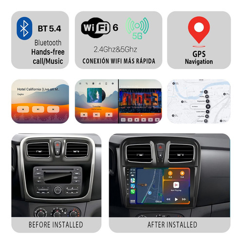 Qg1 Radio Android Renault Logan 2 2012-2019