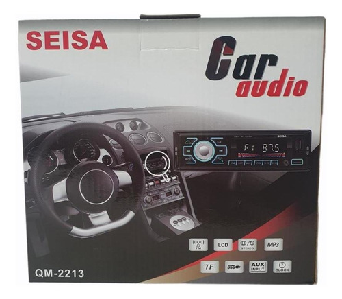 Radio Para Carro Seisa Car Audio  Qm2213 Con Bt Y Usb