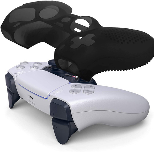 Capa Silicone Grips Playstation 5 Para Controle Ps5 Preto