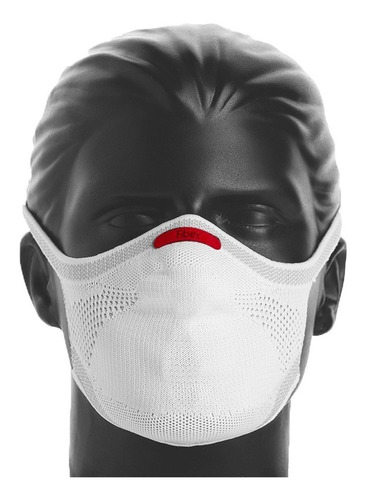 Imagem 1 de 4 de Máscara De Proteção Fiber Knit 3d Com 1 Refil