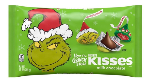 Chocolates Kisses Grinchmas How The Grinch Stole Importación