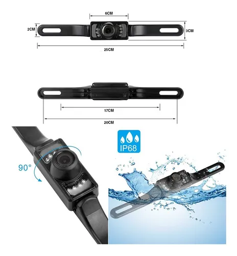 Pantalla 7 Pul Bluetooth Mirror Link Camara Retroceso 7 Leds
