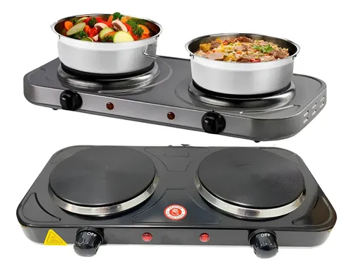 Fogareiro Elétrico Indução Portátil Relinx 2 Bocas 2000W 127/220V...