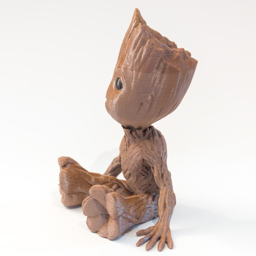 Boneco Baby Groot *30cm* (guardiões Galáxias) Cabeça Móvel